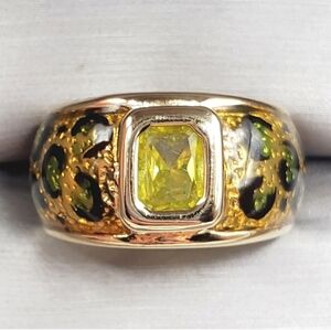 Cheetah Animal Print Ring